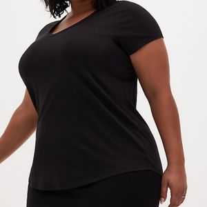Torrid Classic Fit V-Neck Cotton Tee